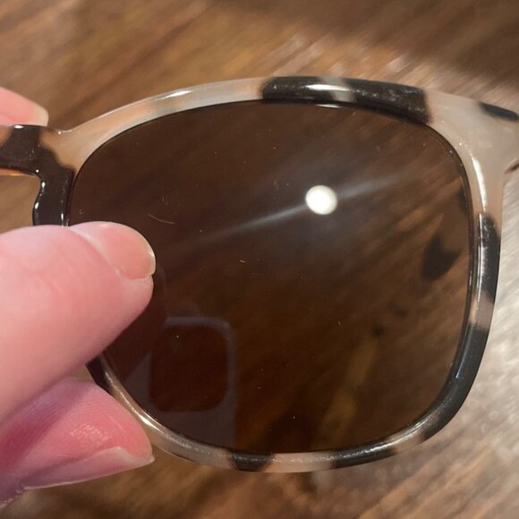 NWT Flawed J.Crew Factory Women's Square Keyhole Sunglasses Blonde Tort AX702 - Picture 3 of 9